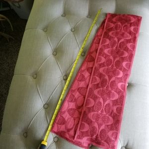 Coach scarf Logo print